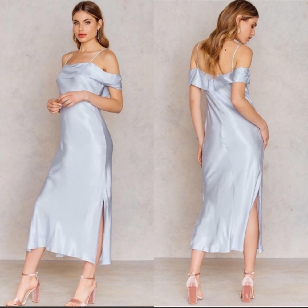 Bardot Dawn Cold Shoulder Slip Dress